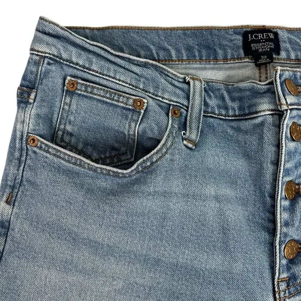 J. Crew Women’s Essential straight jean in all-day stretch size 32 - Picture 4 of 9